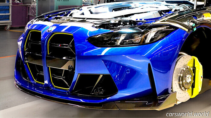BMW потратила 20 Часов На то, Чтобы покрасить M4 CS VR46 | Carscoops